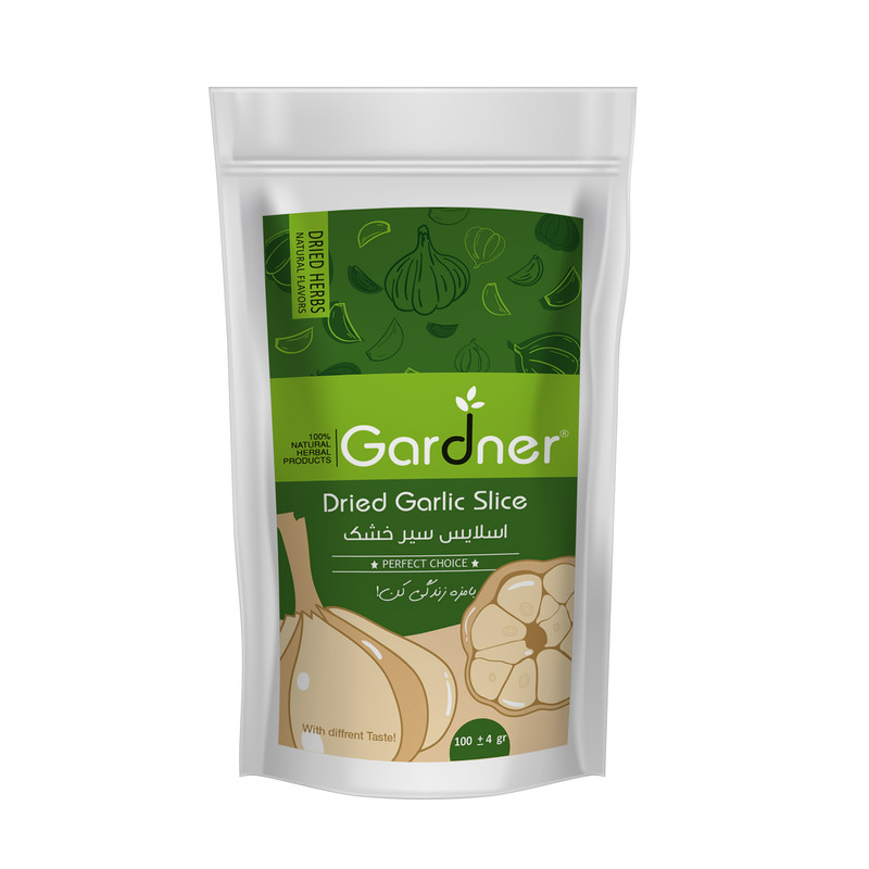 خرید و قیمت اسلایس سیر خشک گاردنر - 100 گرم