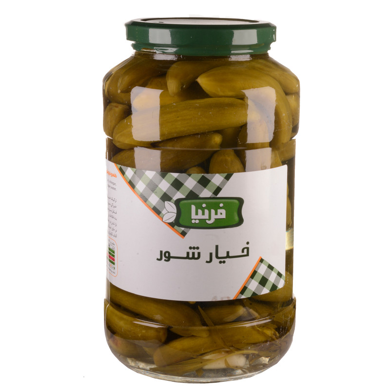 خرید و قیمت خیار شور ممتاز فرنیا - 1500 گرم