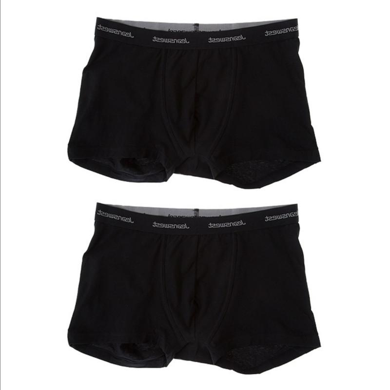 خرید و قیمت شورت مردانه جین وست مدل باکسر کد 11 رنگ مشکی مجموعه دو عددی