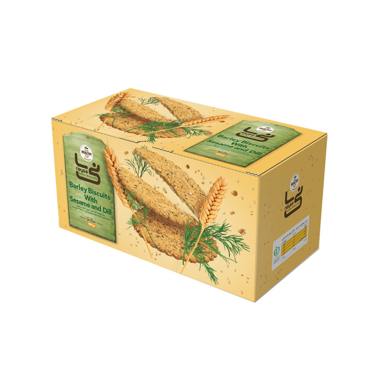 بیسکویت با تزئین شوید و کنجد نی سا - 800 گرم