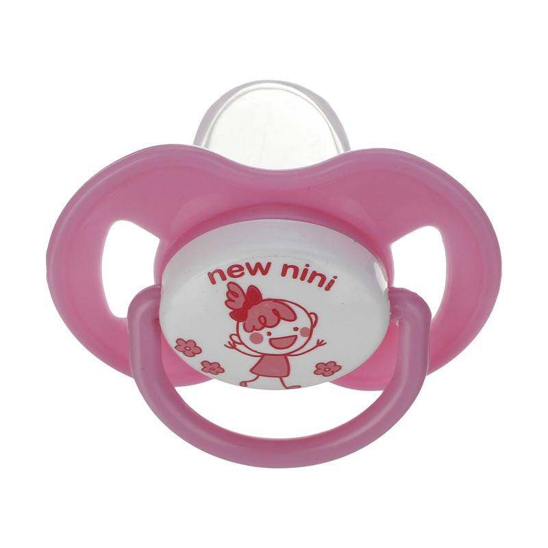 خرید و قیمت پستانک ارتودنسی نیو نی نی مدل پروانه ای طرح دخترانه کد 7022