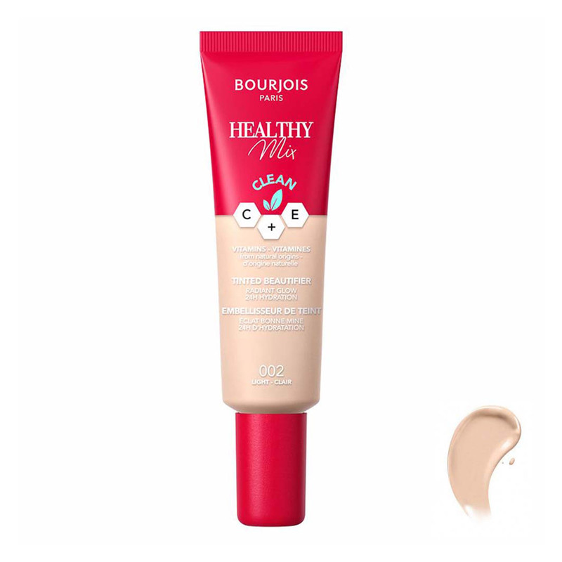 خرید و قیمت کرم پودر BB بورژوآ مدل HEALTHY MIX شماره 002 حجم 30 میلی لیتر