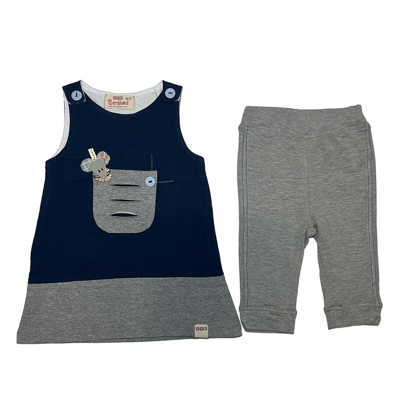 خرید و قیمت ست تاپ و شلوارک دخترانه برشاد مدل N404