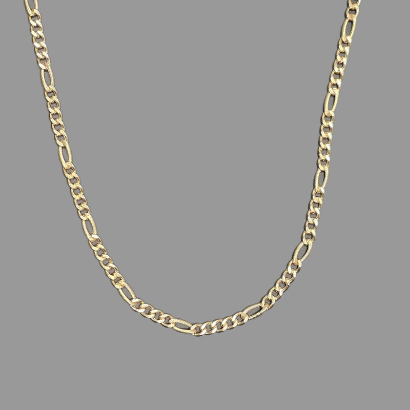 گردنبند طلا کم اجرت 18 عیار گالری طلا و شمش برلیان مدل فیگاروو