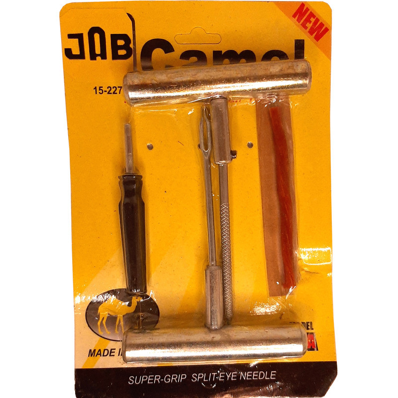 کیت پنچرگیری لاستیک خودرو کمل مدل 227-15 مجموعه 4 عددی