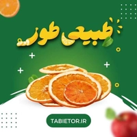 خرید پرتقال تامسون خشک اعلا با برند طبیعی طور وزن 60 گرم