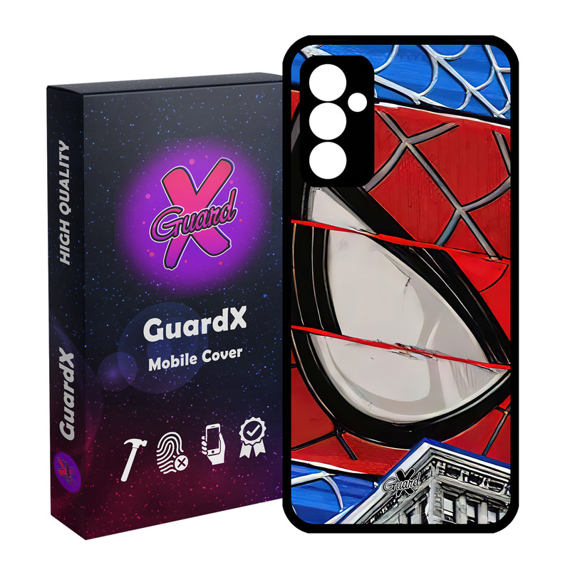 کاور گارد ایکس طرح مرد عنکبوتی مدل Glass10491 مناسب برای گوشی موبایل سامسونگ Galaxy A55 / A55 5G