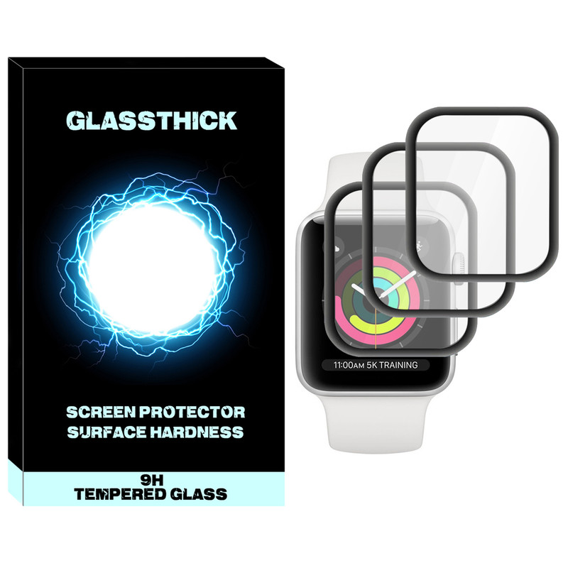 محافظ صفحه نمایش نانو گلستیگ مدل NGL مناسب برای ساعت هوشمند اپل 38 میلی متری بسته سه عددی