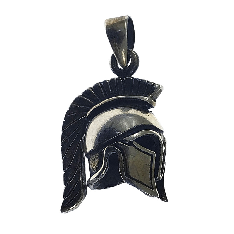 خرید و قیمت آویز گردنبند نقره سلین کالا مدل کلاه خود کد 104