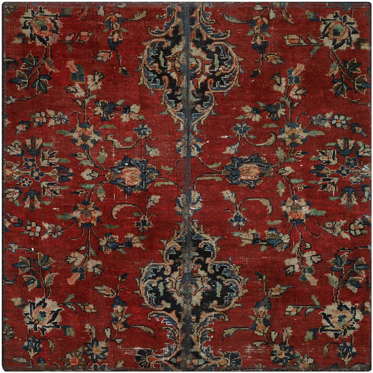 خرید و قیمت کلاژ فرش دستبافت یک متری فرش هریس کد 101845