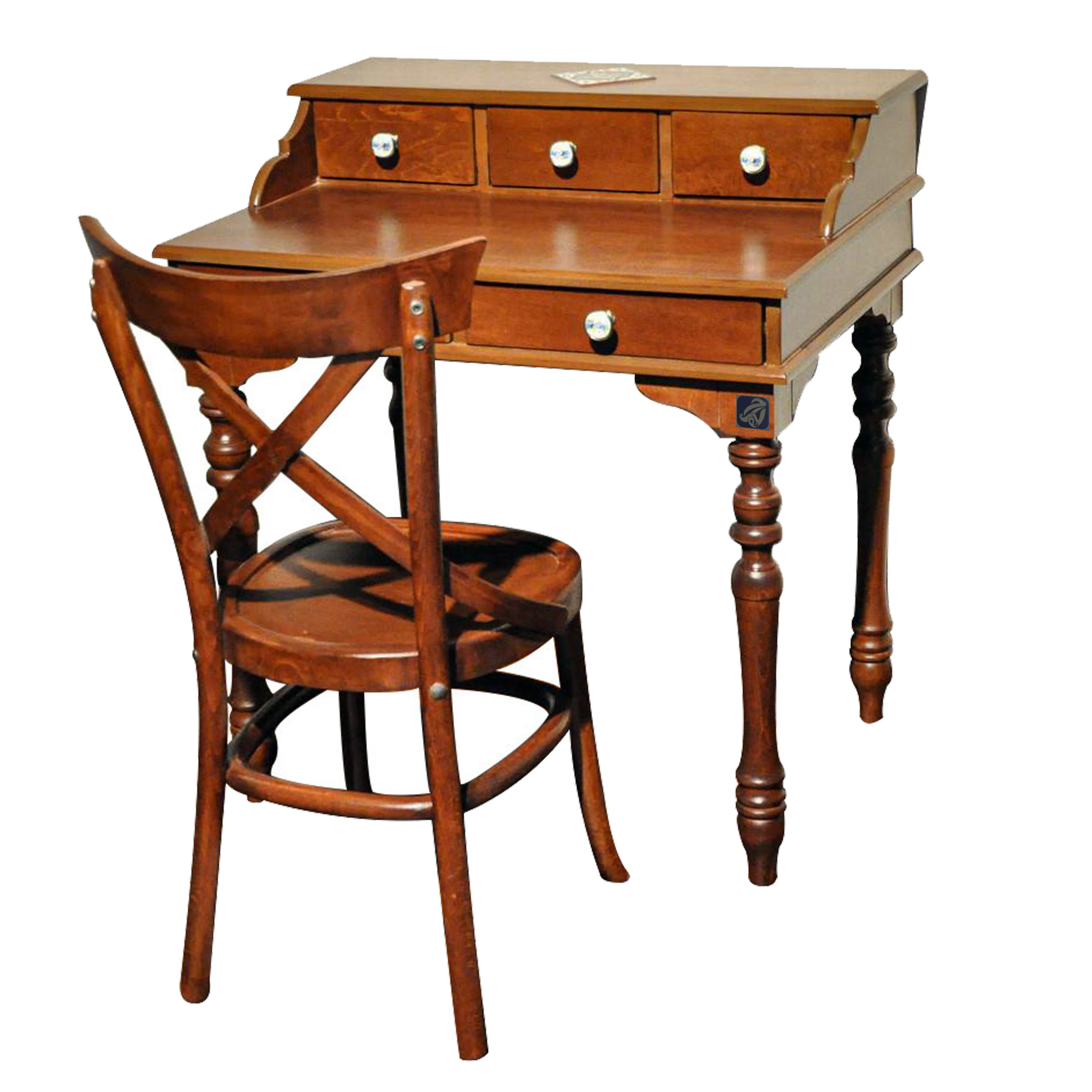 ست میز تحریر و صندلی هفت رج مدل 5 کشو