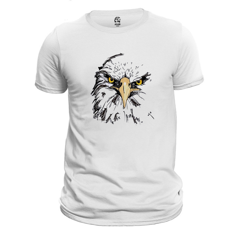 خرید و قیمت تی شرت آستین کوتاه مردانه اسد مدل عقاب