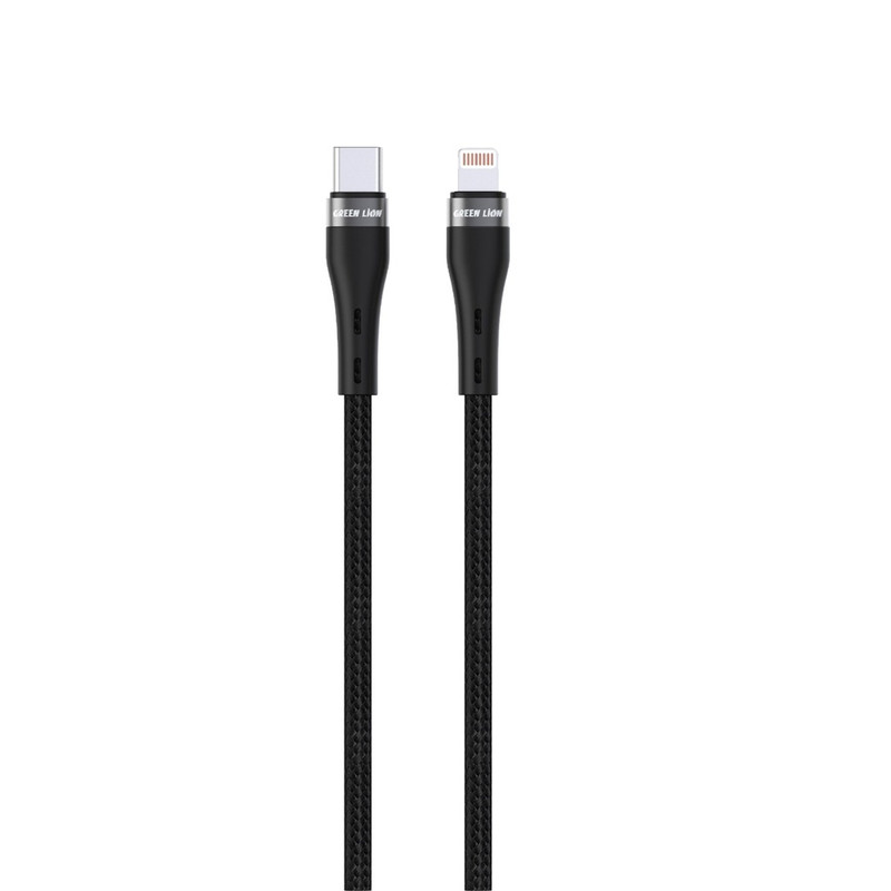کابل تبدیل USB-C به لایتنینگ گرین لاین مدل GNBRUSCLGBK طول 1متر