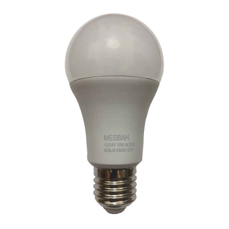 لامپ ال ای دی 10 وات مصباح مدل 12/24V پایه E27