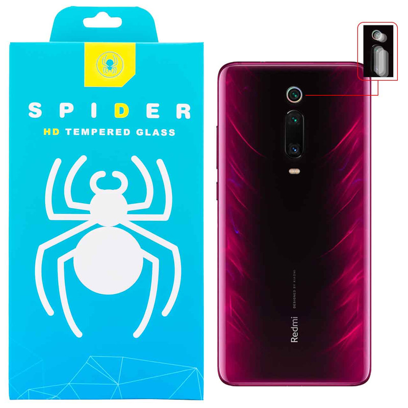 محافظ لنز دوربین اسپایدر مدل GC-2000 مناسب برای گوشی موبایل شیائومی Redmi K20 بسته سه عددی