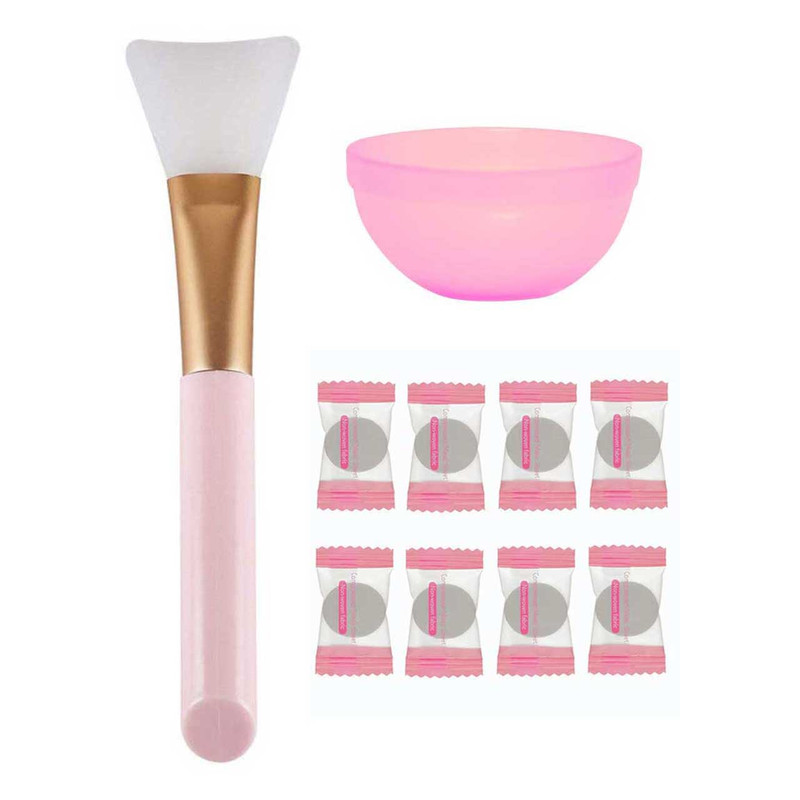 خرید و قیمت قرص ماسک ورقه ای چیکا مدل 88 مجموعه 8 عددی به همراه قلم مو و ظرف