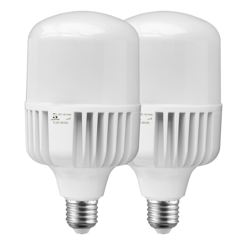 خرید و قیمت لامپ ال ای دی 100 وات بالاستیران مدل CAP10001 پایه E40 بسته 2 عددی