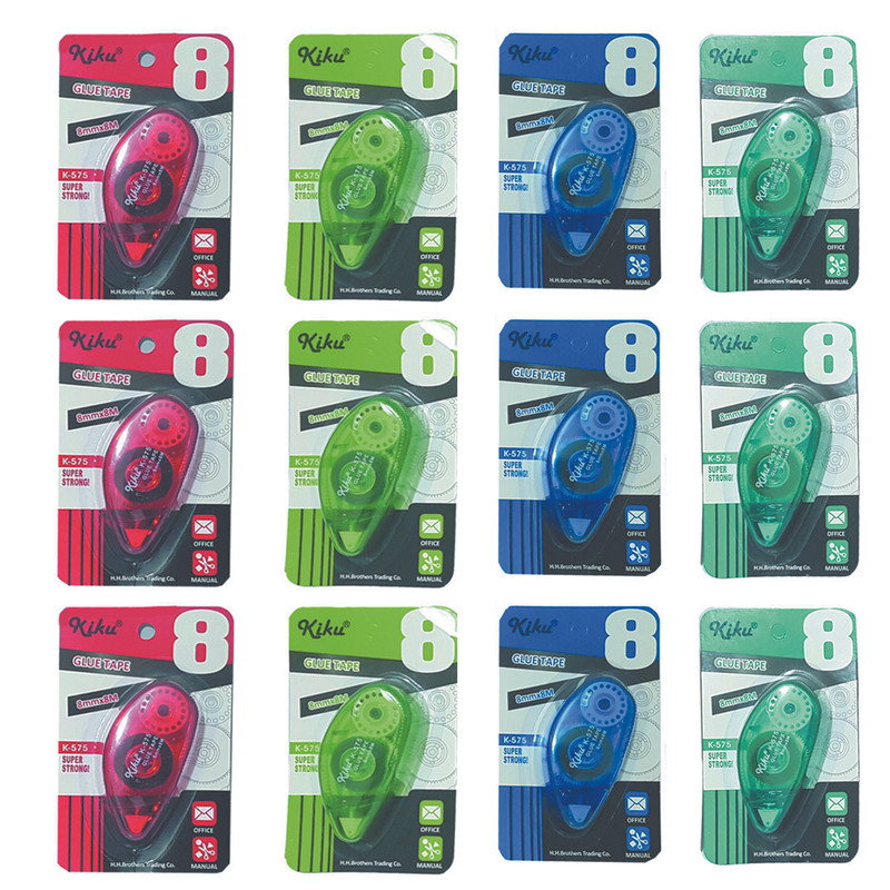 چسب نواری دو طرفه کیکو مدل k575 مجموعه 12 عددی