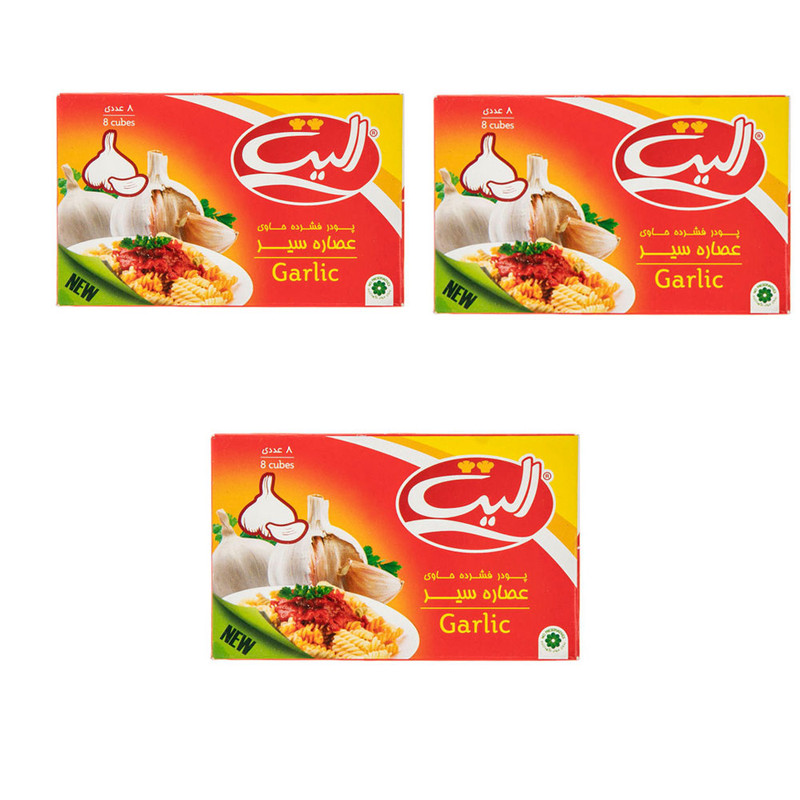 پودر عصاره سیر الیت - 80 گرم بسته 3 عددی