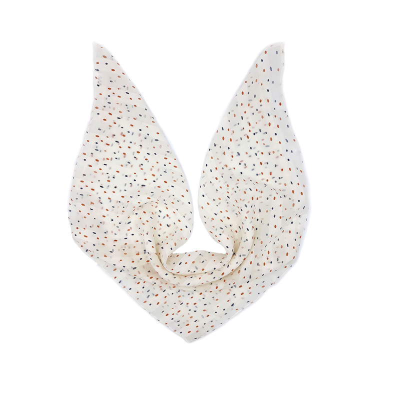 دستمال سر و گردن زنانه توکا مدل خال خال