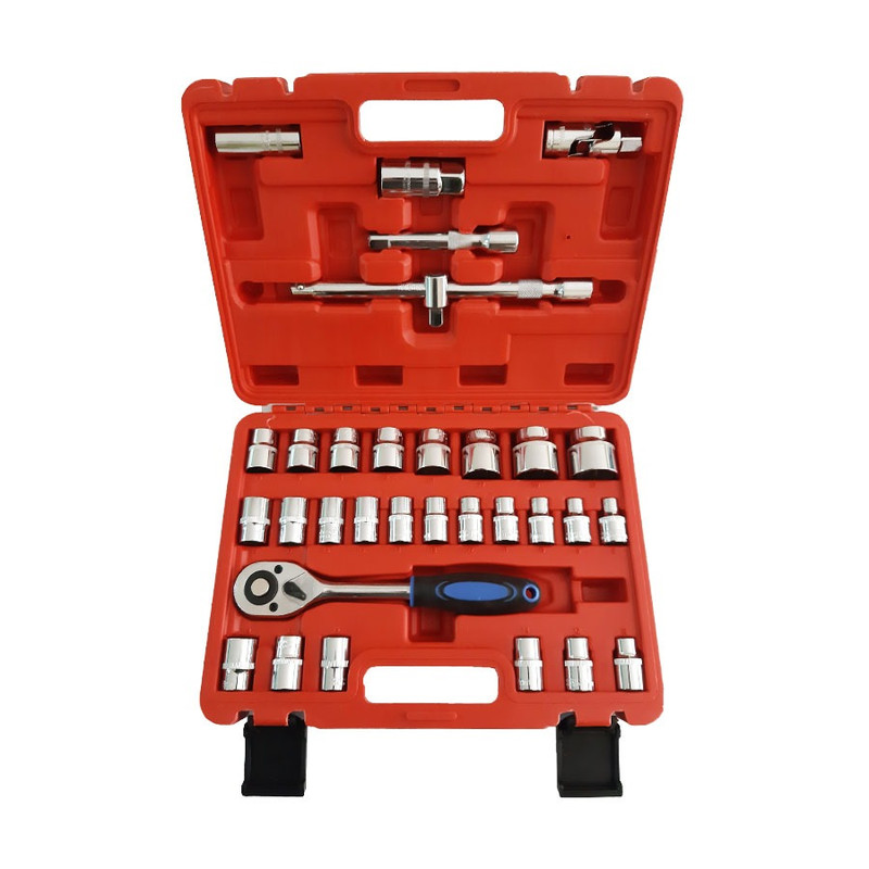 مجموعه 32 عددی آچار بکس و دسته آچار اسرانوی مدل 1/2