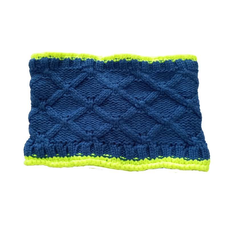 شال گردن بافتنی بچگانه توپومینی مدل Phosphorblau