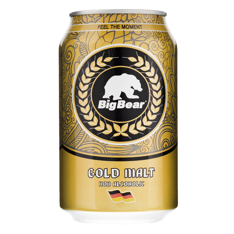 خرید و قیمت نوشیدنی مالت ساده طلایی بیگ بیر مقدار 0.33 لیتر