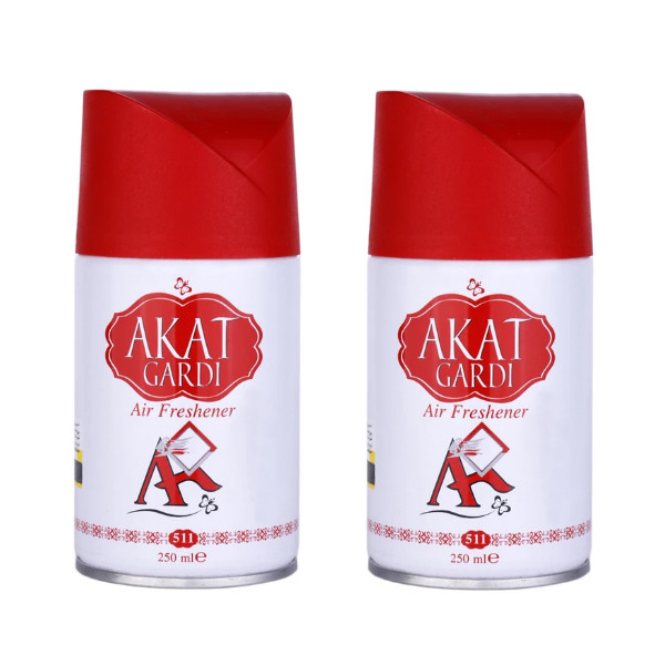 اسپری خوشبوکننده آکات مدل 511 حجم 250 میلی لیتر مجموعه دو عددی