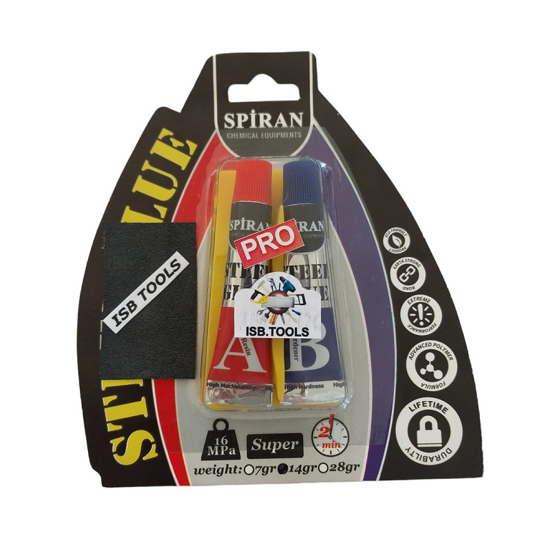 چسب فولاد اسپیران مدل ISB_PRO حجم 14 میلی لیتر