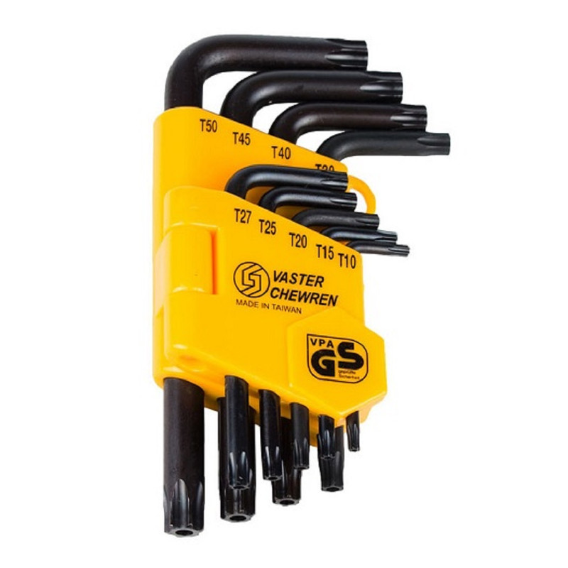 مجموعه 9 عددی آچار آلن ستاره ای واستر کد MN-023