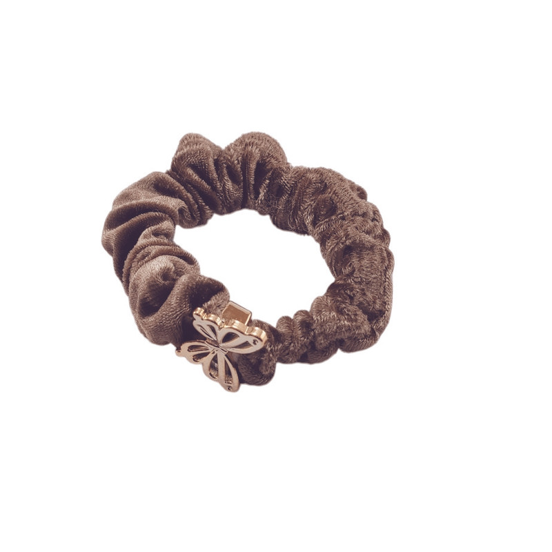 کش مو زنانه مدل مخمل سگگ دار کد 01