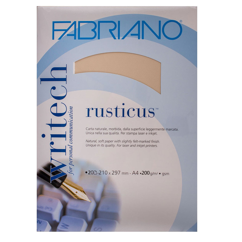 خرید و قیمت مقوا فابریانو مدل راستیکاس سایز A4 بسته 20 عددی