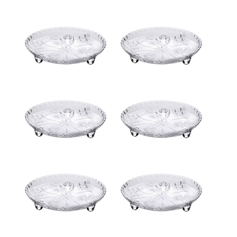 خرید و قیمت بشقاب میوه خوری ایرنا مدل خورشیدی بسته شش عددی