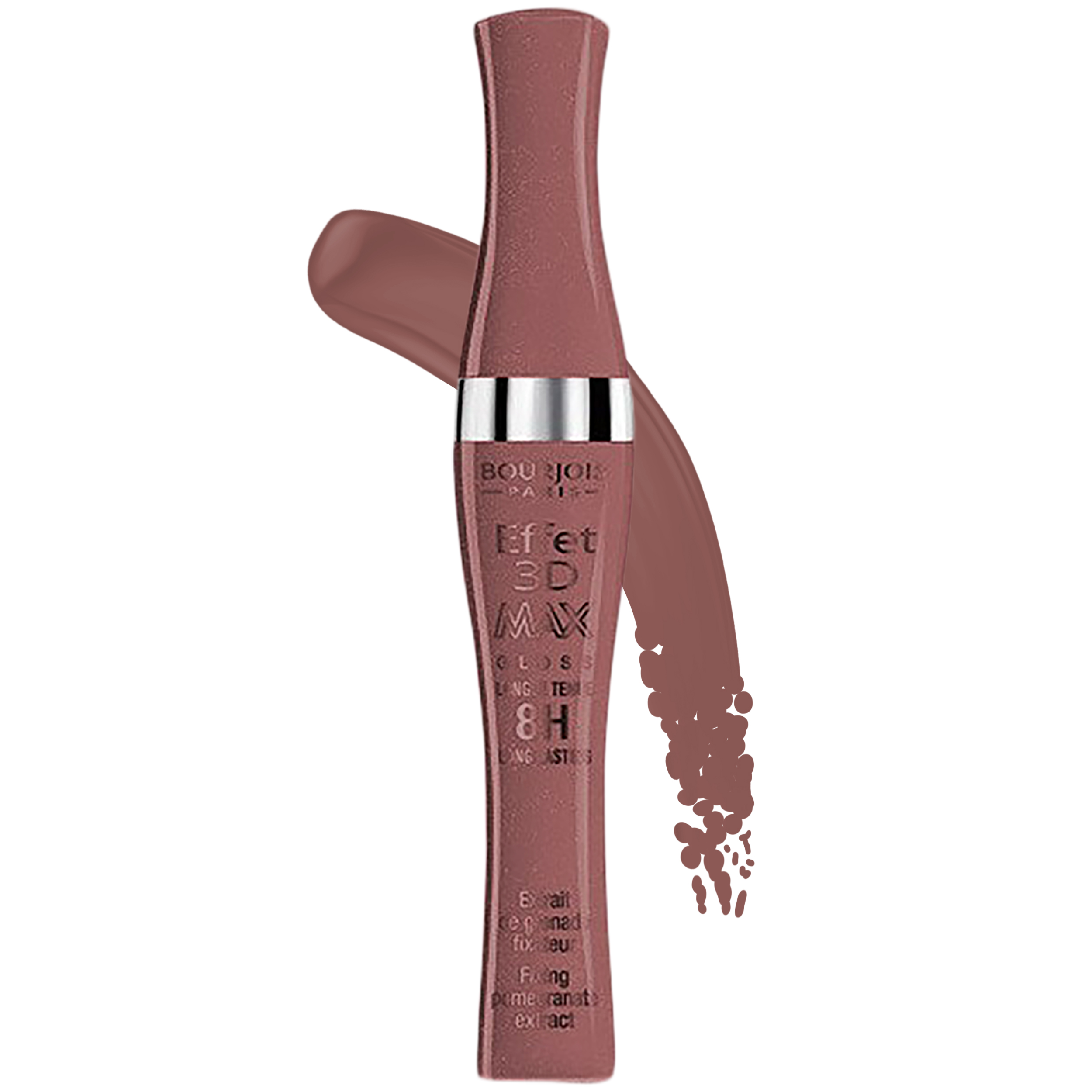 رژ لب مایع بورژوآ مدل E3D Max Lip Gloss T12