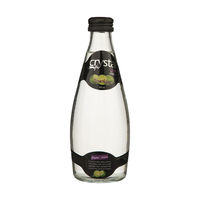 نوشابه گازدار کریستال با طعم لیمو - 300 میلی لیتر بسته 24 عددی