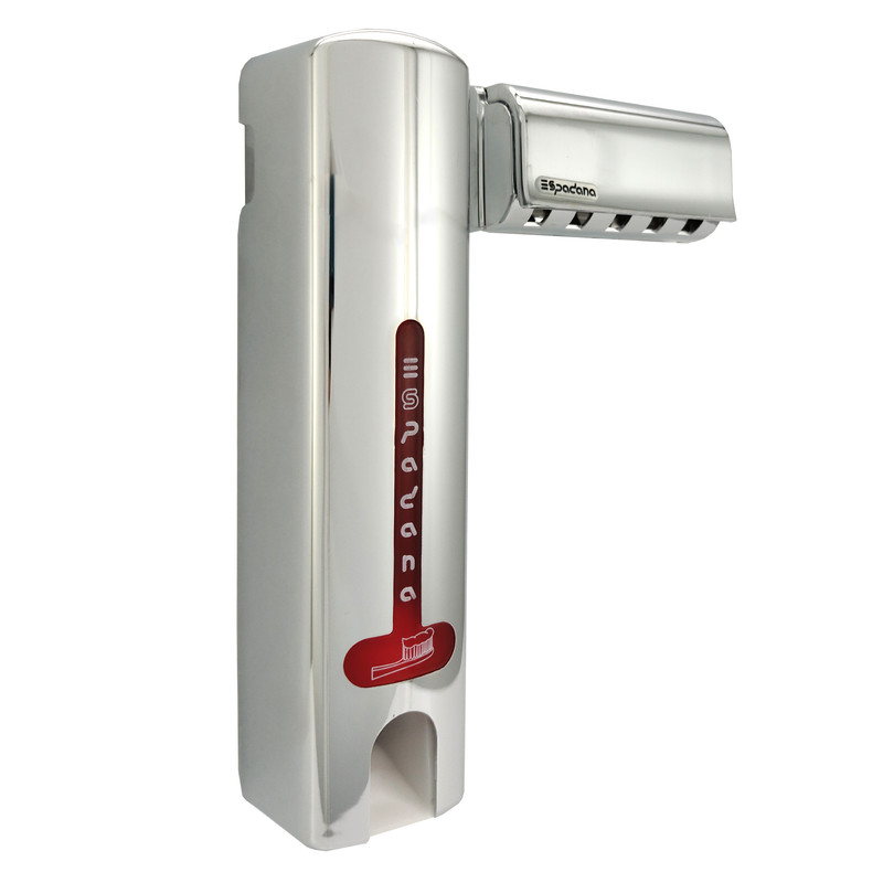 خرید و قیمت دستگاه خمیردندان اسپادانا کد CHR1021 به همراه جا مسواکی