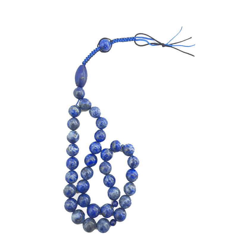 تسبیح لاجورد مدل Lrdafg35