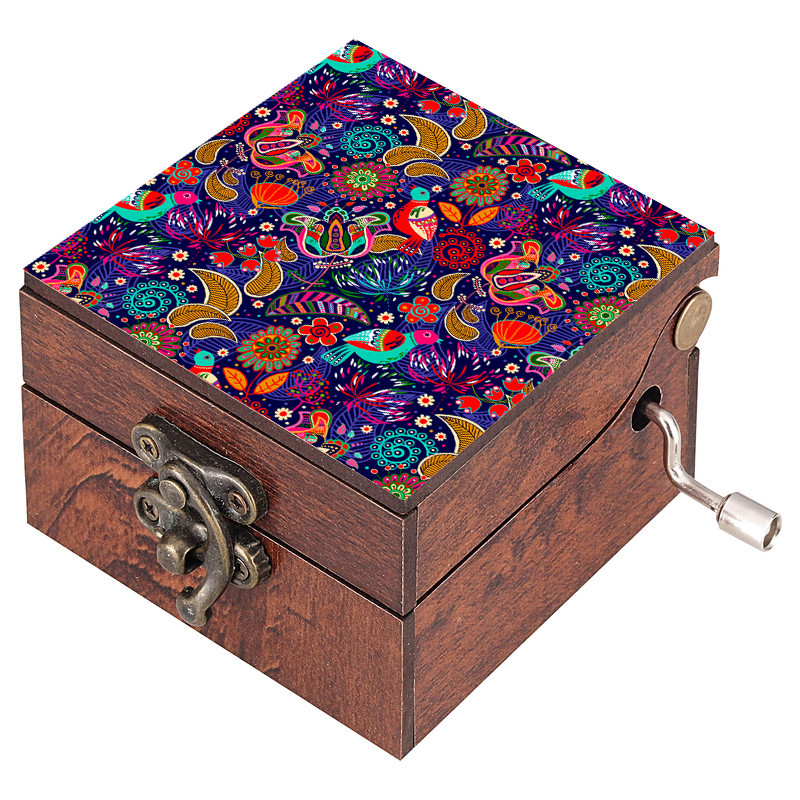 جعبه موزیکال مدل بته جقه کد N60