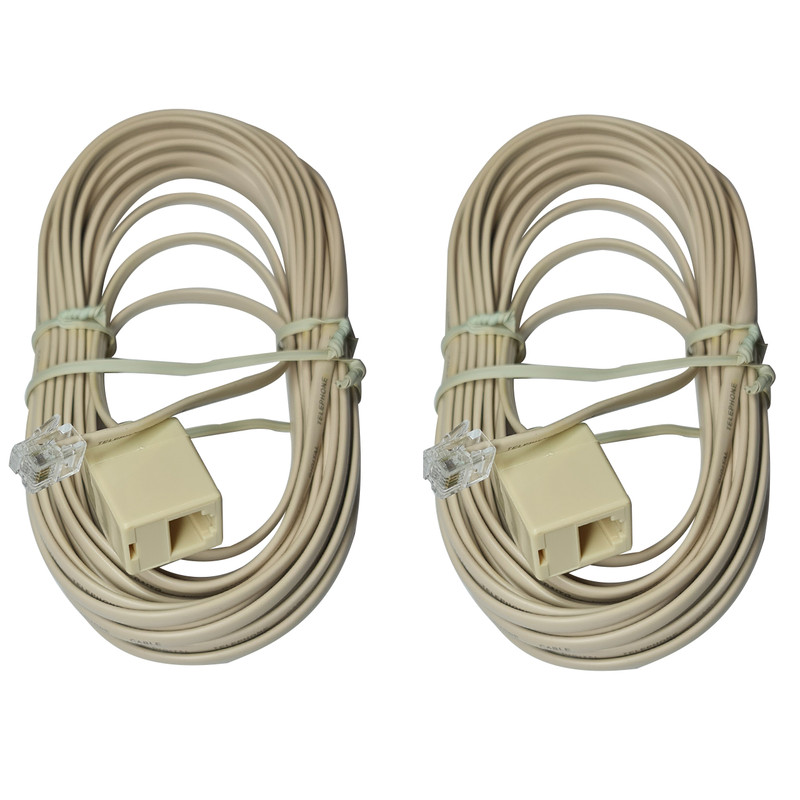 کابل افزایش طول تلفن دایو مدل DT8108 به طول 8 متر بسته دو عددی