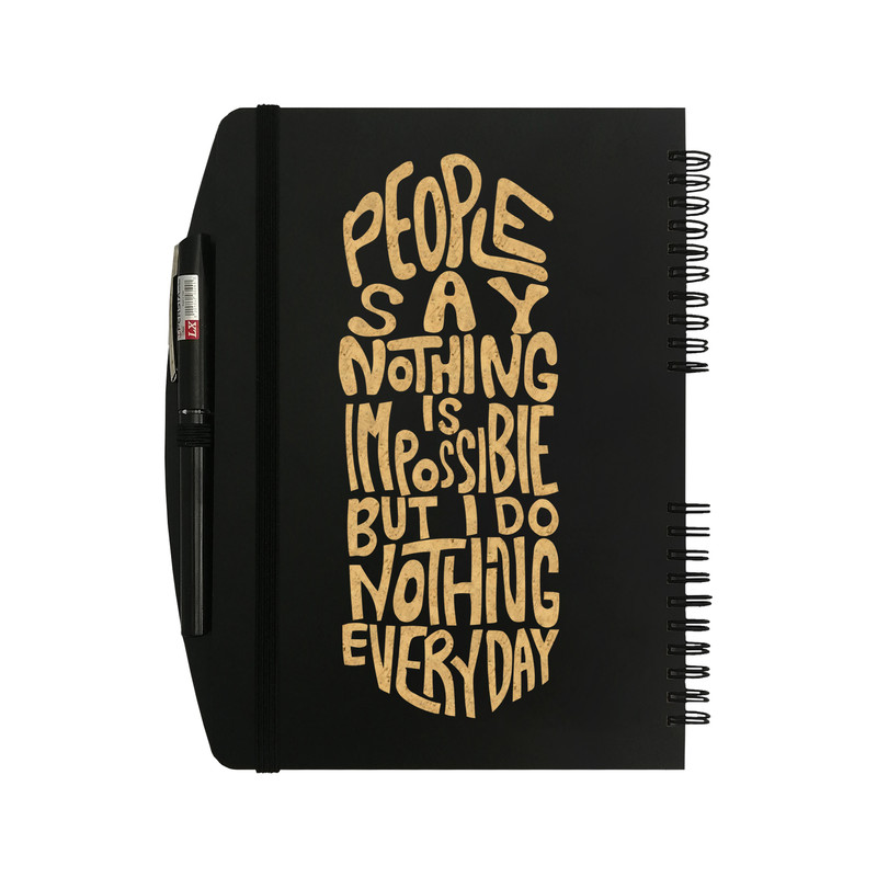 دفتر 60 برگ خط دار بنی دکو مدل 123 به همراه خودکار