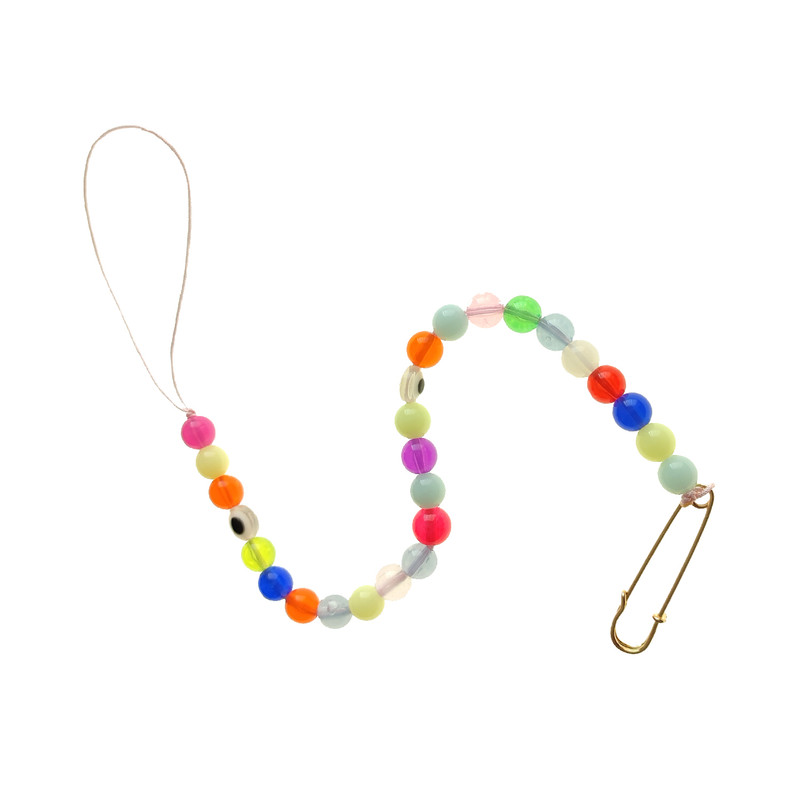 زنجیر پستانک لیمونار گالری مدل مهره رنگی