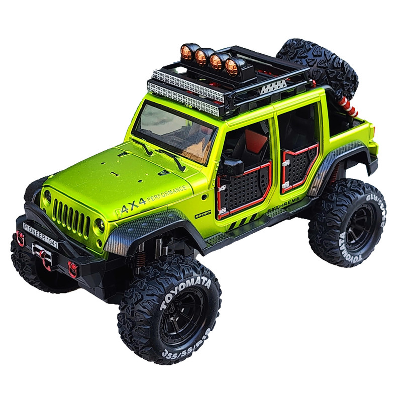 ماشین بازی ناب سل مدل موزیکال چراغ دار Jeep Off Road Wrangle