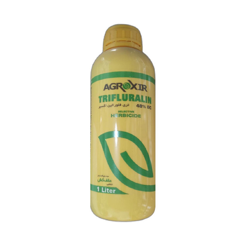 علفکش ترفلان اگروکسیر مدل تری فلورالین حجم 1 لیتر