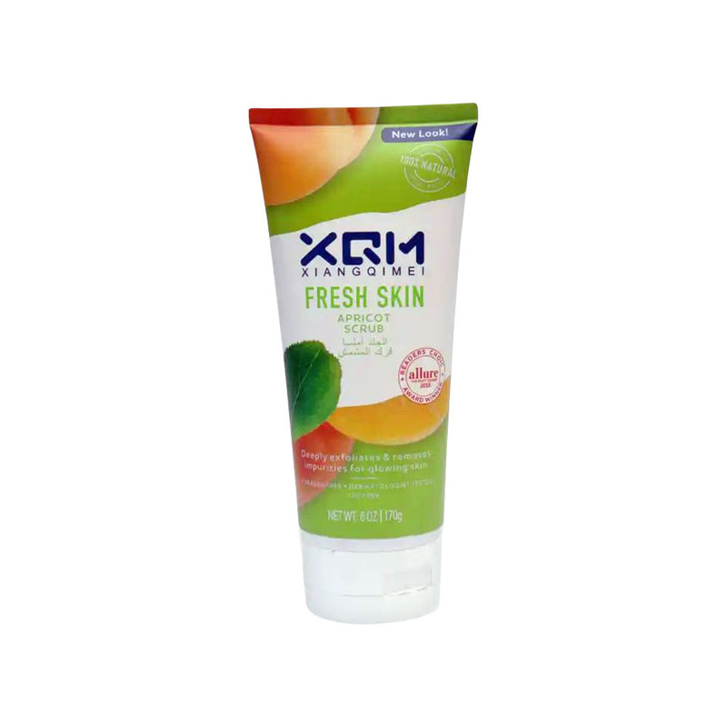 خرید و قیمت اسکراب لایه بردار اکس کیو ام مدل fresh skin حجم 170 میلی لیتر