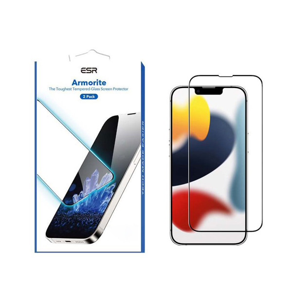 محافظ صفحه نمایش ای اِس آر مدل Armorite مناسب برای گوشی موبایل اپلiPhone 13promax/14plus بسته 2 عددی