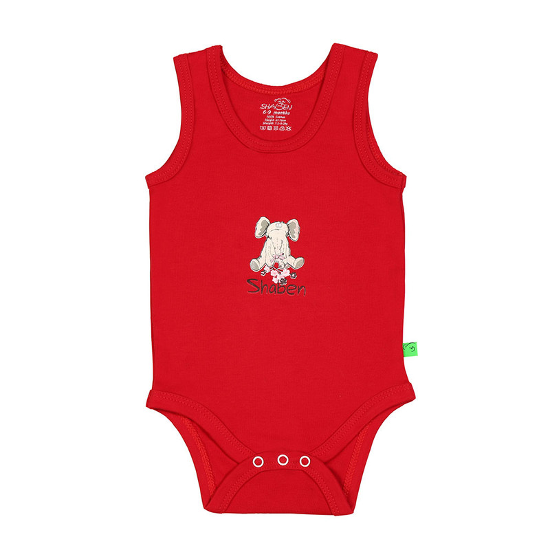 بادی نوزادی شابن مدل گل گلی