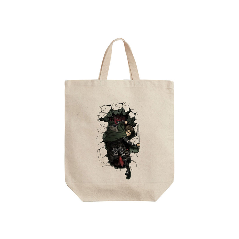 خرید و قیمت ساک خرید ترمه طراحان ایده مدل Attack on Titan کد strm0370 - S