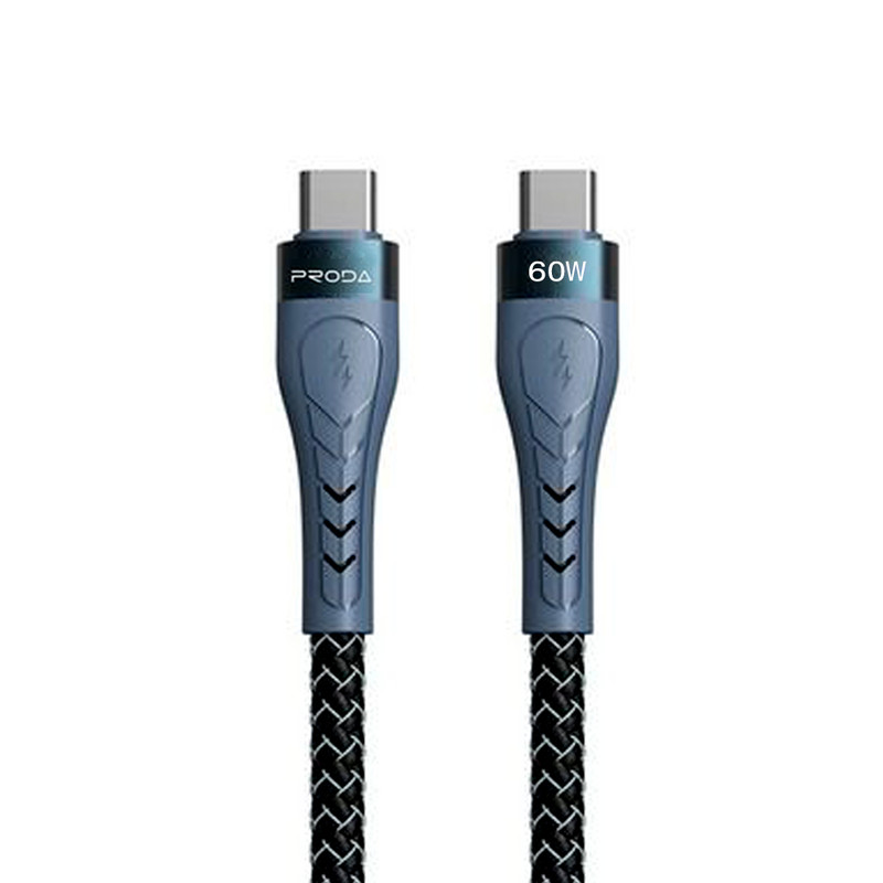 کابل تبدیل USB-C به USB-C پرودا مدل B70a طول 1.5 متر
