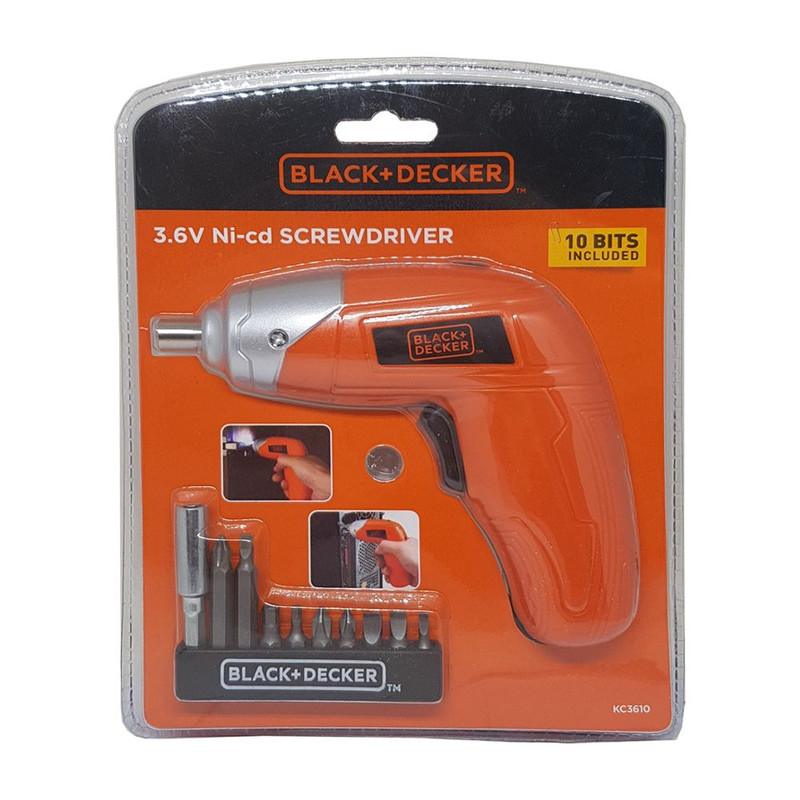 پیچ گوشتی شارژی بلک اند دکر مدل KC3610