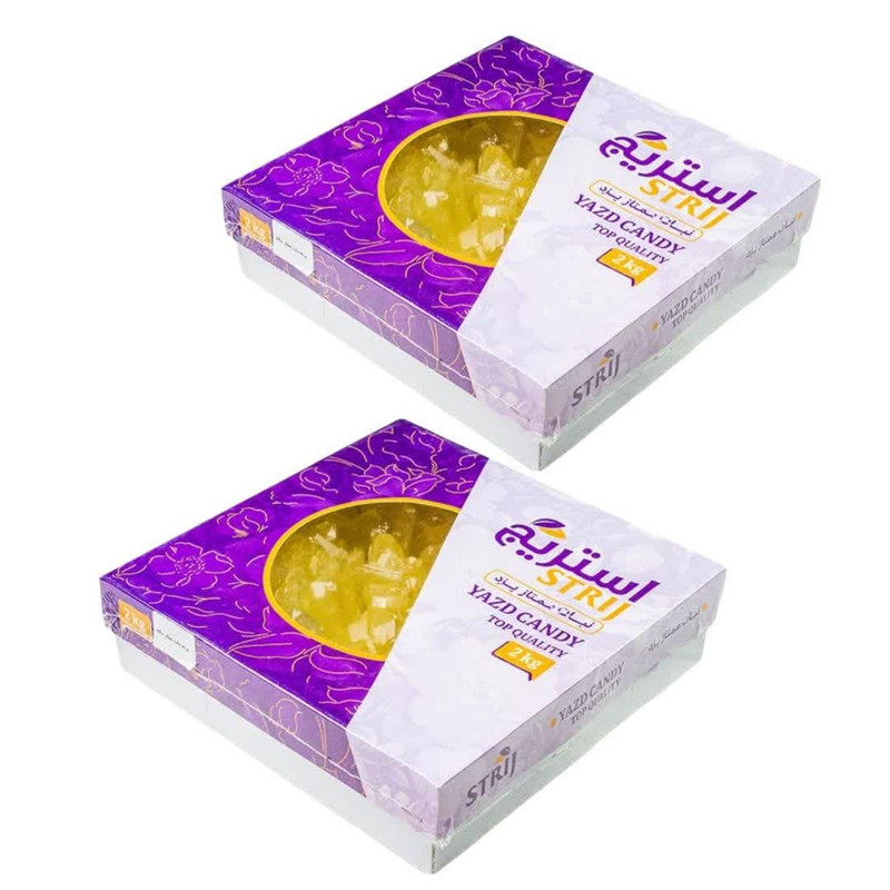 پرده نبات ساده استریج - 2 کیلوگرم مجموعه 2 عددی